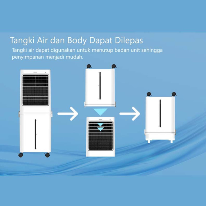 Gree Air Cooler Penyejuk & Humidifier 60 Liter - GCA-ACOOL60